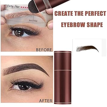 2in1 Hairline & Eyebrow Shaping Stamp - black