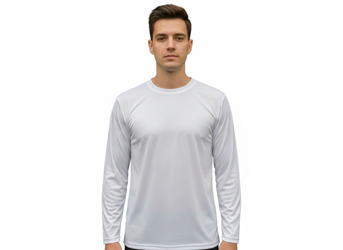 Classic White Full Sleeve Shirt for Men – Comfortable & Trendy Wear Medium