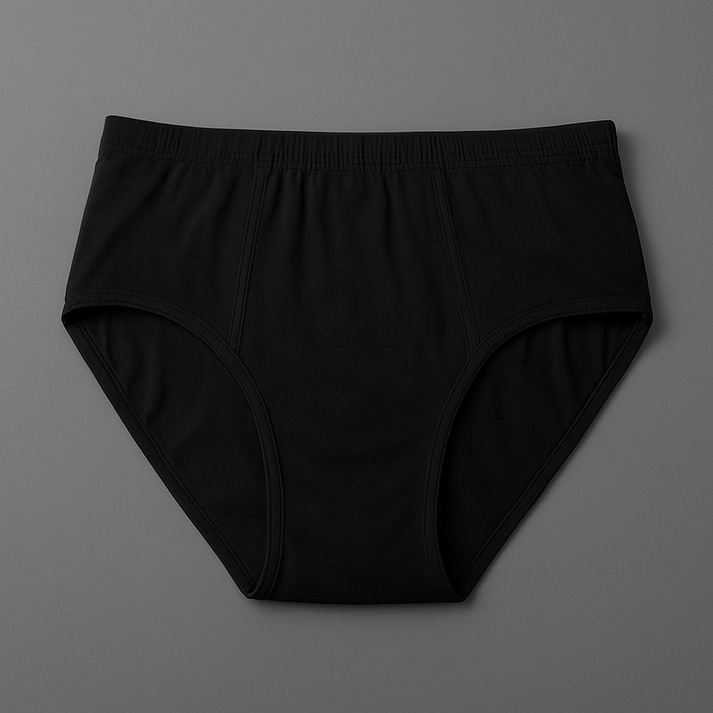 Jersey Plain Panty for Women – High Quality Soft & Lightweight Fabric, Black (S, M, L) - Small
