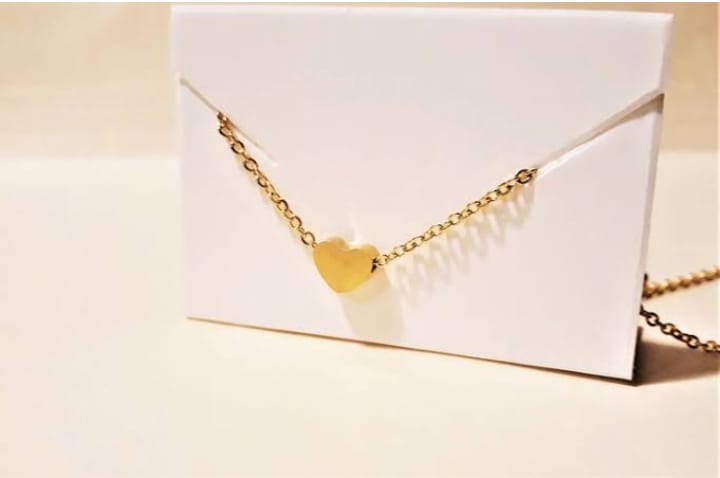 Tiny Heart Shape Pendent For Girls - silver