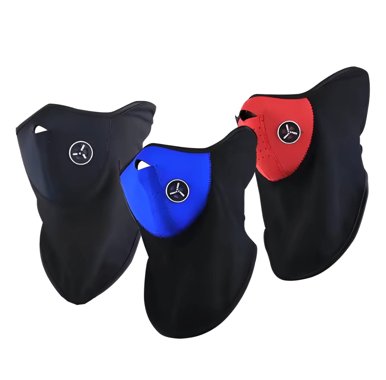 Winter Windproof Bike Mask Half Face Motorcycle Masks for men and women - Red