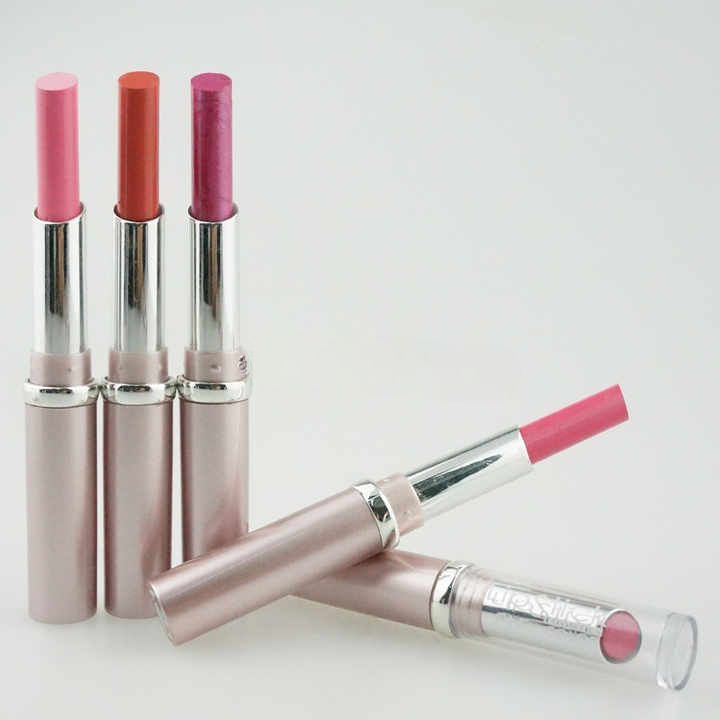 Velvety Texture Lipstick Glossy Lipstick Long Lasting Moisturizing Tinted Lip Balm, Plumping Water Lip Glaze Slim Design (random color) - Pack of 2
