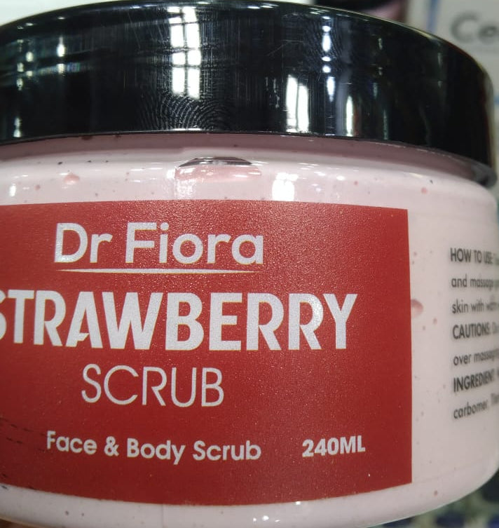 Natural Apricot Face & Body Scrub – Deep Cleansing Exfoliator for Smooth, Glowing Skin - Pink