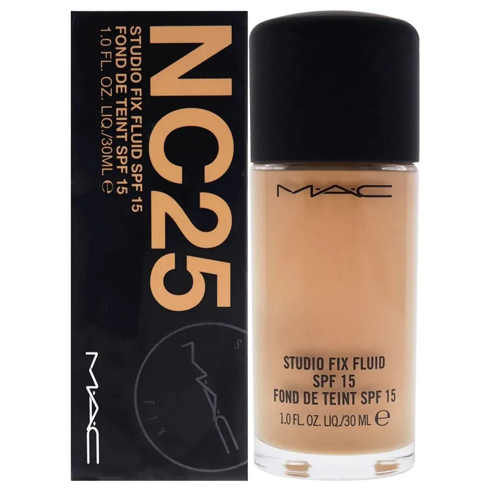 Matte Liquid Foundation with SPF15 โ | Full Coverage, Long-Lasting - NC 25