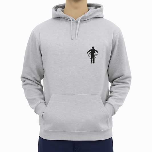New Summer Collection Full Grey Hoodie FLY MAN Printed For Men And BoysNew Summer Collection Full Grey Hoodie FLY MAN Printed For Men And Boys (Medium)
