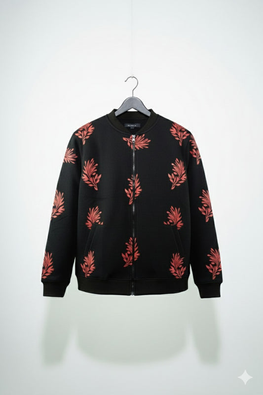 Classic Winter Jacket For Men- Zipper Style, Stay Warm And Stylish- Comfortable Fleece Material