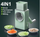 4 in 1 Multi-Function Vegetable Cutter & Slicer with Stainless Steel Blades – Manual Vegetable Chopper