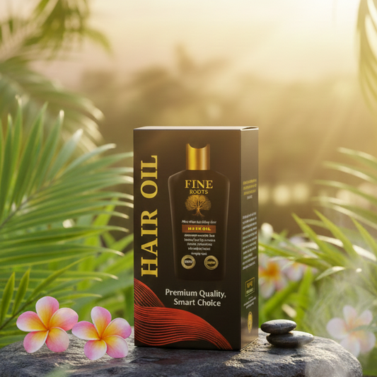Fine Roots Hair Oil Providing Gentle Care Nourishing Formula Strengthening  Healthy Scalp Support And Everyday Use - 120ML