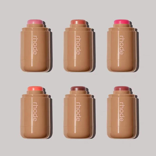 6 Colors Rhode Pocket Blush | Makeup Beauty Cosmetics long Lasting &amp; Moisturizing Pocket Blush - toasted Teddy
