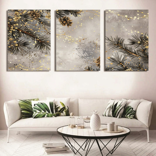 Set of 3 Wall Art Wooden Phototile Frames for Wall Decor