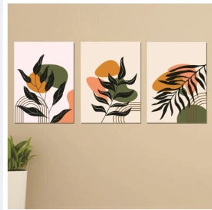 Set of 3 Wooden Photo Tile Frames – Spiritual Wall Art Decor, 8×11 inches