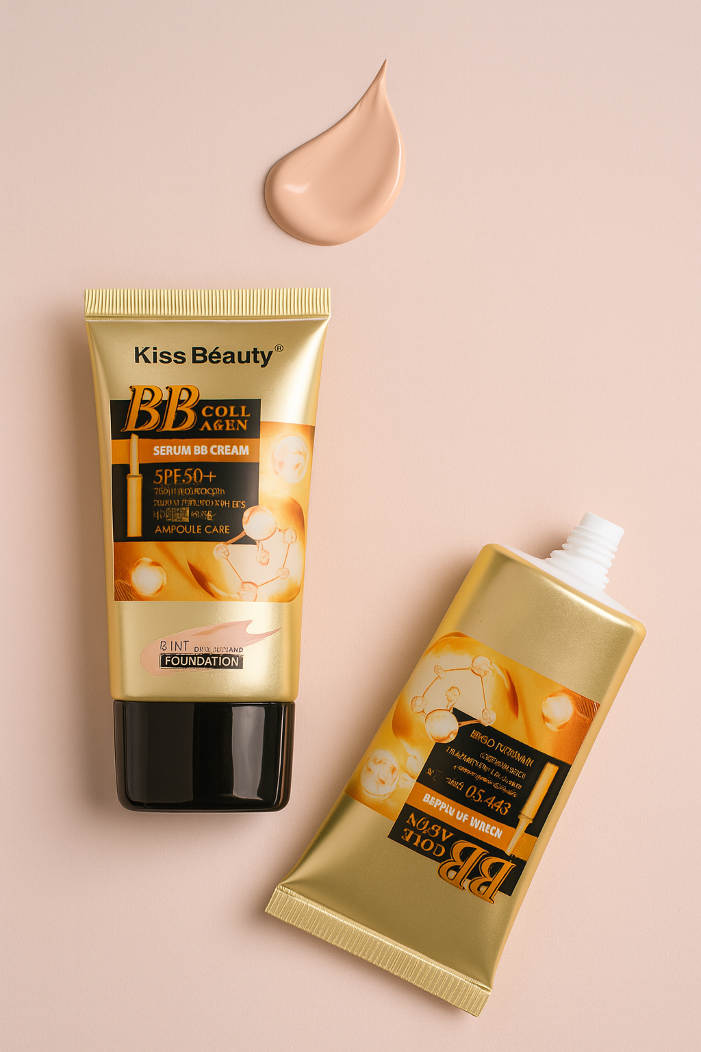 8 in 1 BB Collagen Foundation – All-in-One Makeup &amp; Skincare with Whitening, Brightening, Moisturizing, Anti-Aging, UV Protection, Concealing &amp; Long-Lasting Coverage - 110