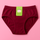 Jersey Plain Panty for Women – Soft, Lightweight &amp; Comfortable Everyday Underwear, Breathable Jersey Fabric in Maroon - Small