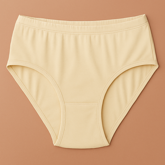 Malai Soft Fabric Underwear for Women – High Quality, Comfortable &amp; Lightweight Everyday Panty in Skin Color, Sizes S, M, L - Small