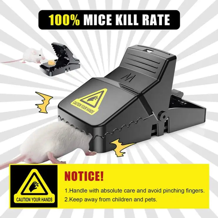 Heavy Duty Plastic Mouse Trap (Random color) - Pack off 1
