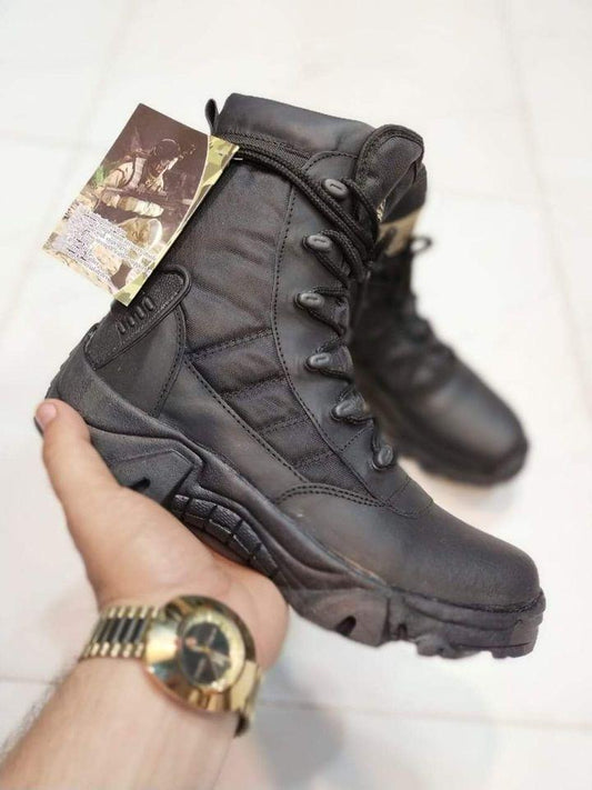 Men's Comfortable Boots, Black Delta - 40