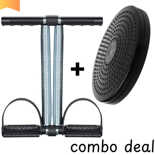 Twister Exercise Machine & Tummy Trimmer | Home Gym Fitness Equipment Set (Single Spring)