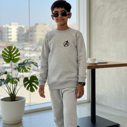 Kids Winter Tracksuits | Warm Sweatshirt & Trouser Set for Boys & Girls | Cozy Baby Winter Clothes for Everyday Wear