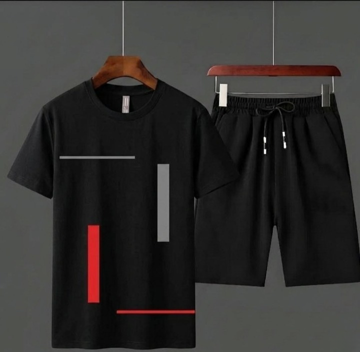 HY Boutique Men's Summer shirt & Shorts Tracksuit Set – Lightweight & Comfortable Casual Wear (Size Medium)