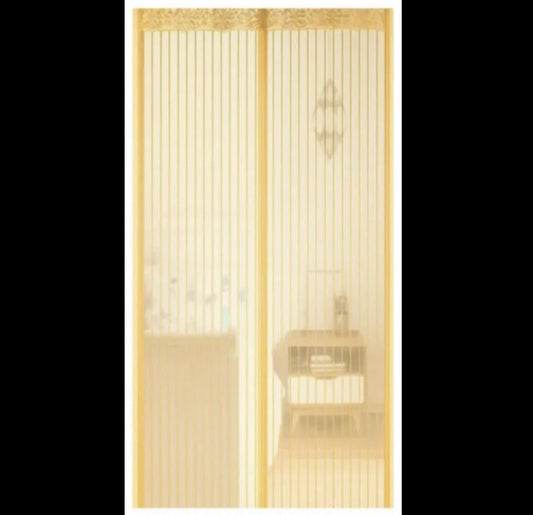 Premium Quality Mosquito Magic Mesh In Hard Box With 20pcs Double Tape Stickers And 12pcs Hocks For Easy Installation - White