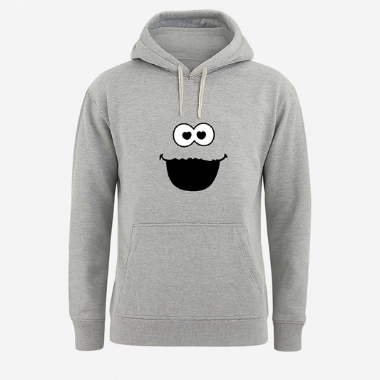 New Summer Collection Full Grey Hoodie Emoji Printed For Men And Boys (Medium)