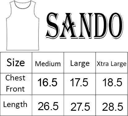 Pack of 2 Men's Summer Cotton Sando Vest Sleeveless Tank Top Breathable Soft Lightweight Casual Gym Sports (Medium)